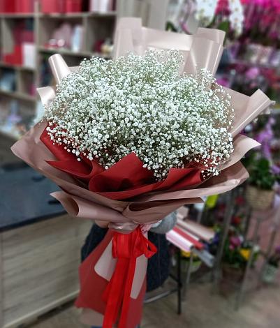 Букет цветов из: Гипсофила в Пестово