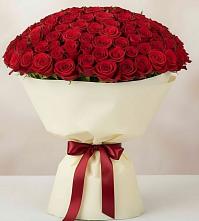 Букет 101 Красная роза Милано в Пестово