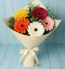 Букет цветов из:  Герберы в Пестово