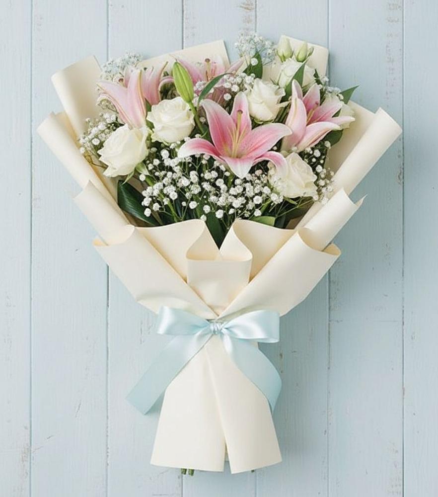 Букет цветов из: Лилии в Пестово