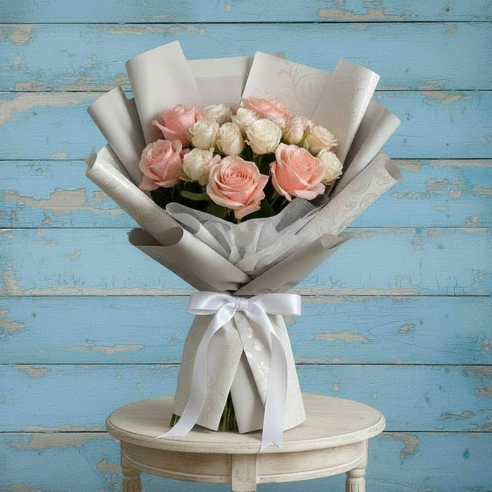 Букет цветов из: Розы в Пестово