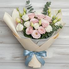 Букет цветов из:  Лизиантусы #REPLACE_PRED# Пестово