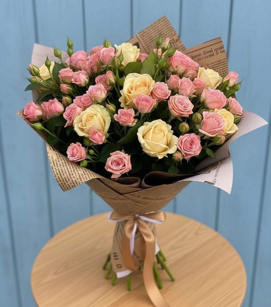 Букет цветов из: Розы в Пестово