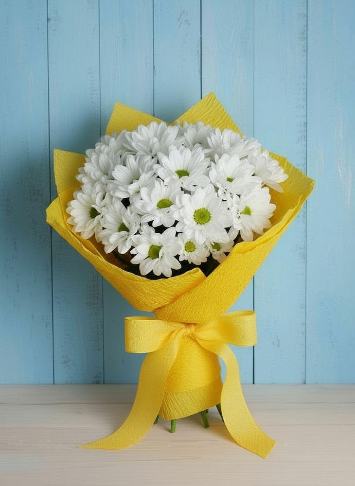 Букет цветов из: Хризантемы в Пестово