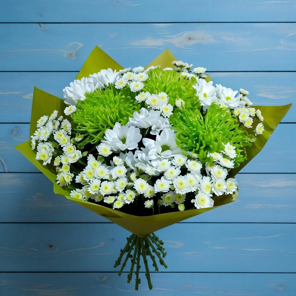 Букет цветов из: Хризантемы в Пестово