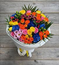 Букет цветов из:  Розы и Хризантемы в Пестово