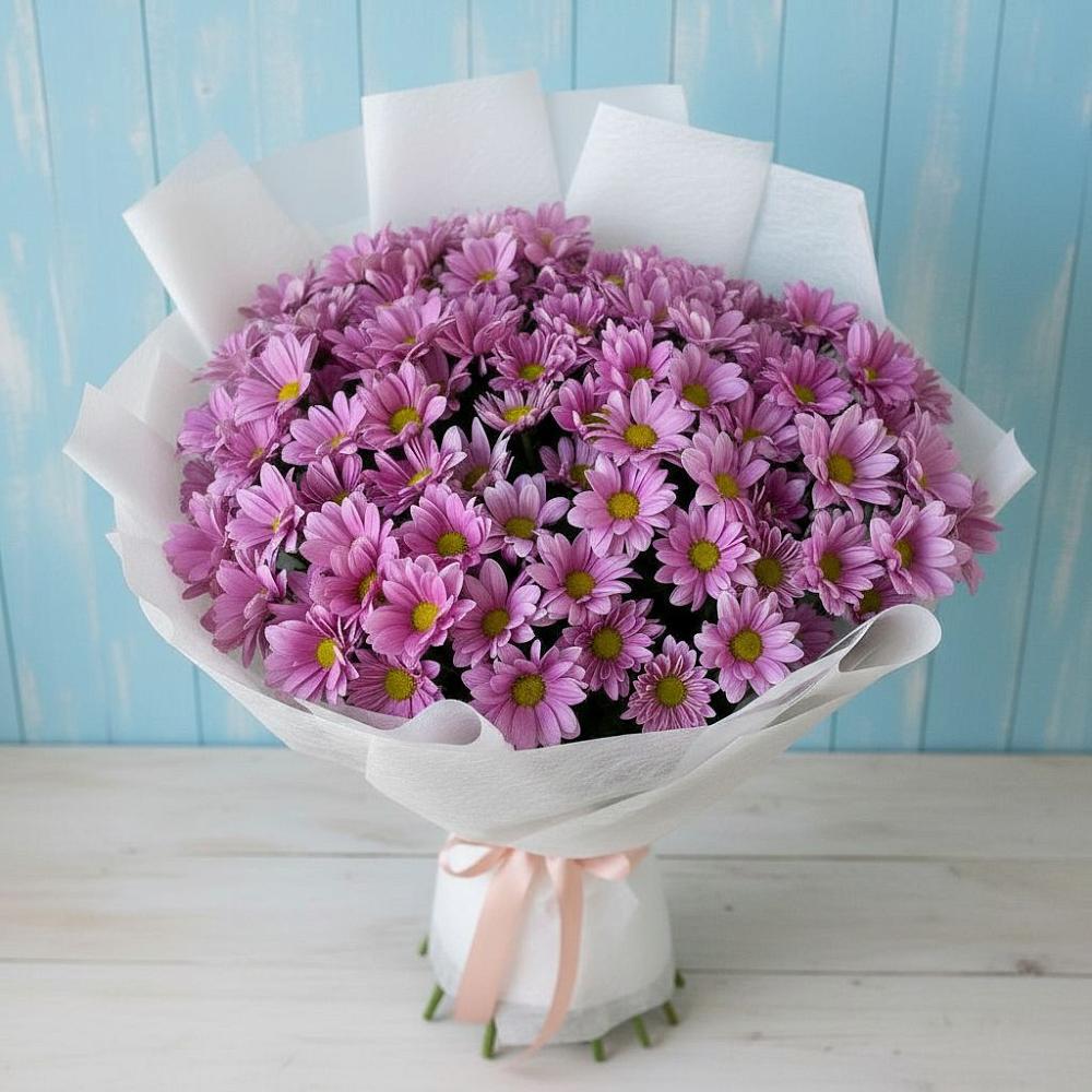 Букет цветов из: Хризантемы в Пестово