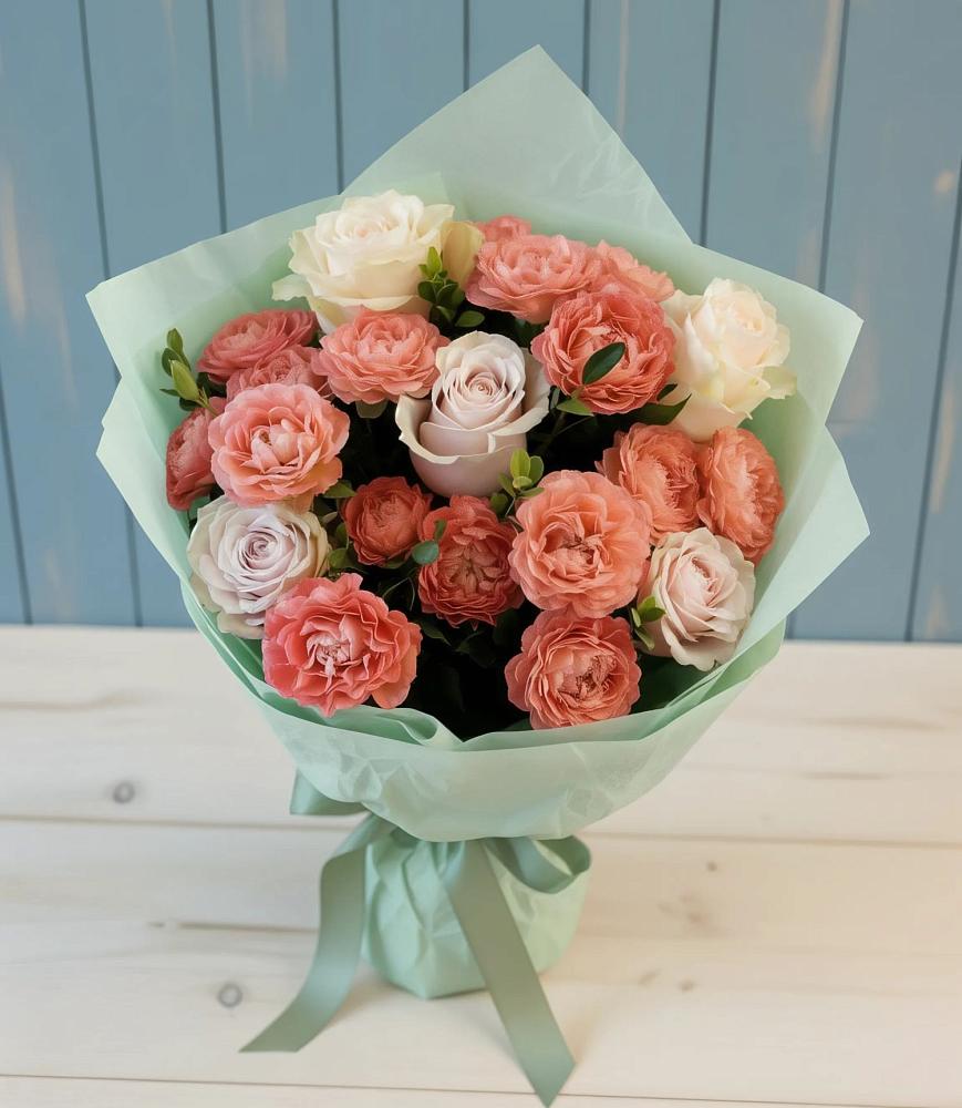 Букет цветов из: Розы в Пестово