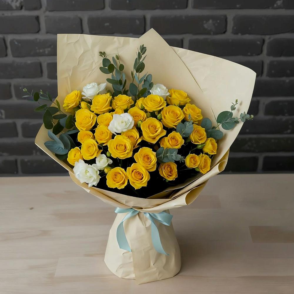 Букет цветов из: Розы в Пестово