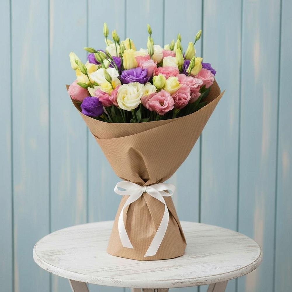 Букет цветов из: Лизиантусы в Пестово