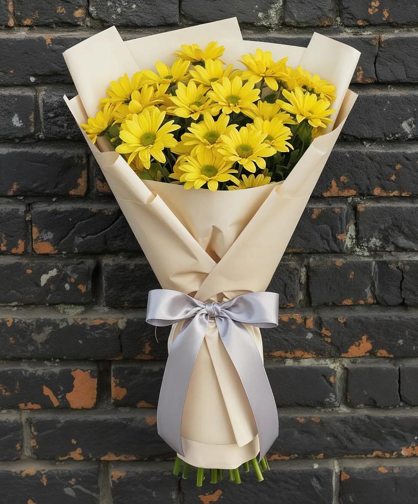 Букет цветов из: Хризантемы в Пестово