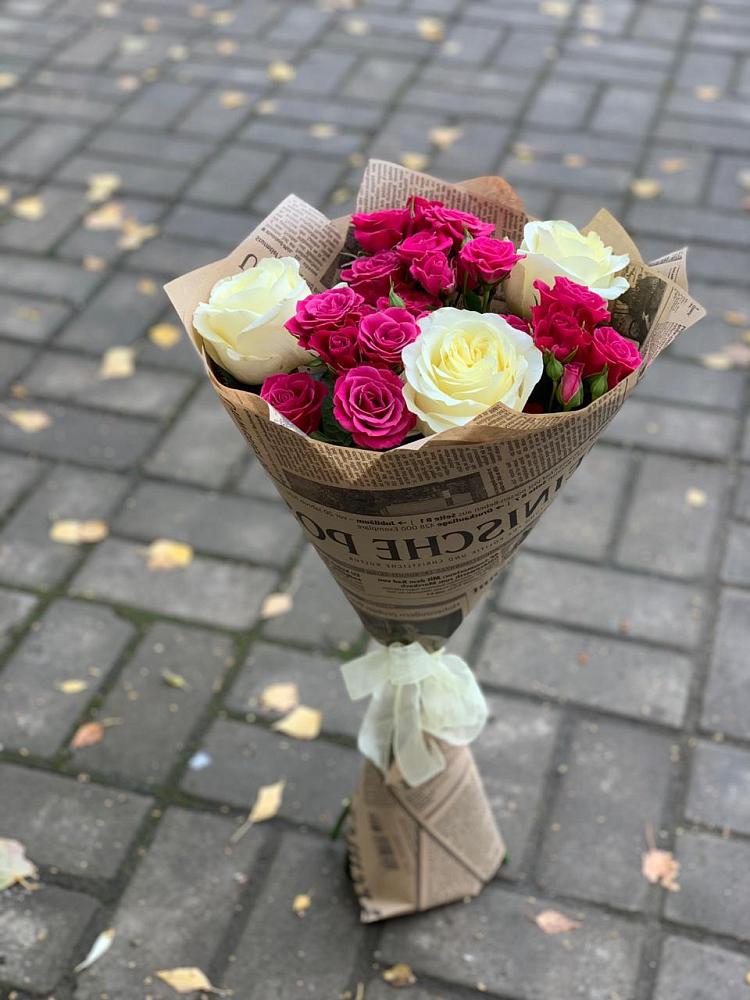 Букет цветов из: Розы в Пестово