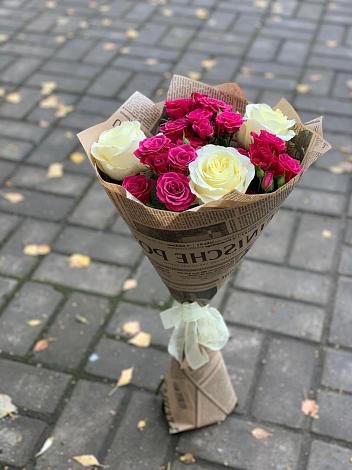Букет цветов из: Розы в Пестово