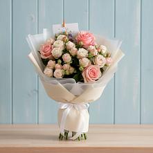 Букет цветов из:  Розы в Пестово