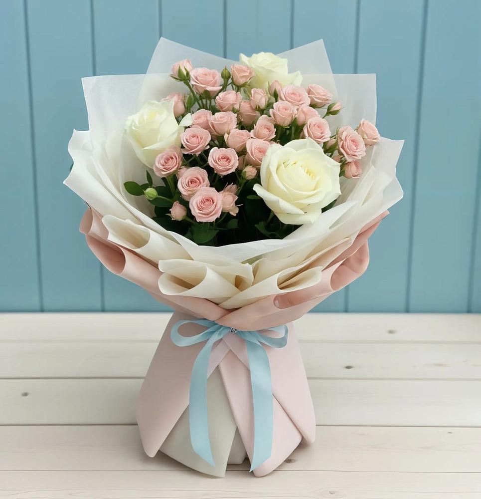 Букет цветов из: Розы в Пестово